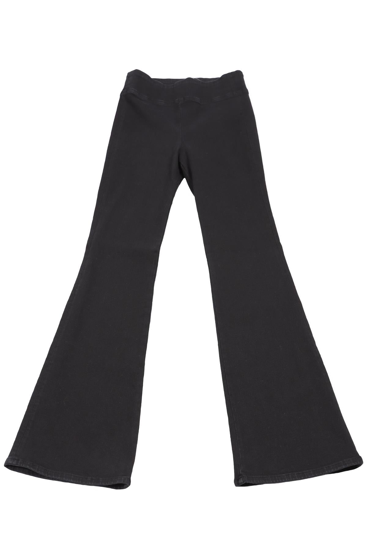 FRAME BLACK HIGH RISE FLARED JEANS UK 8