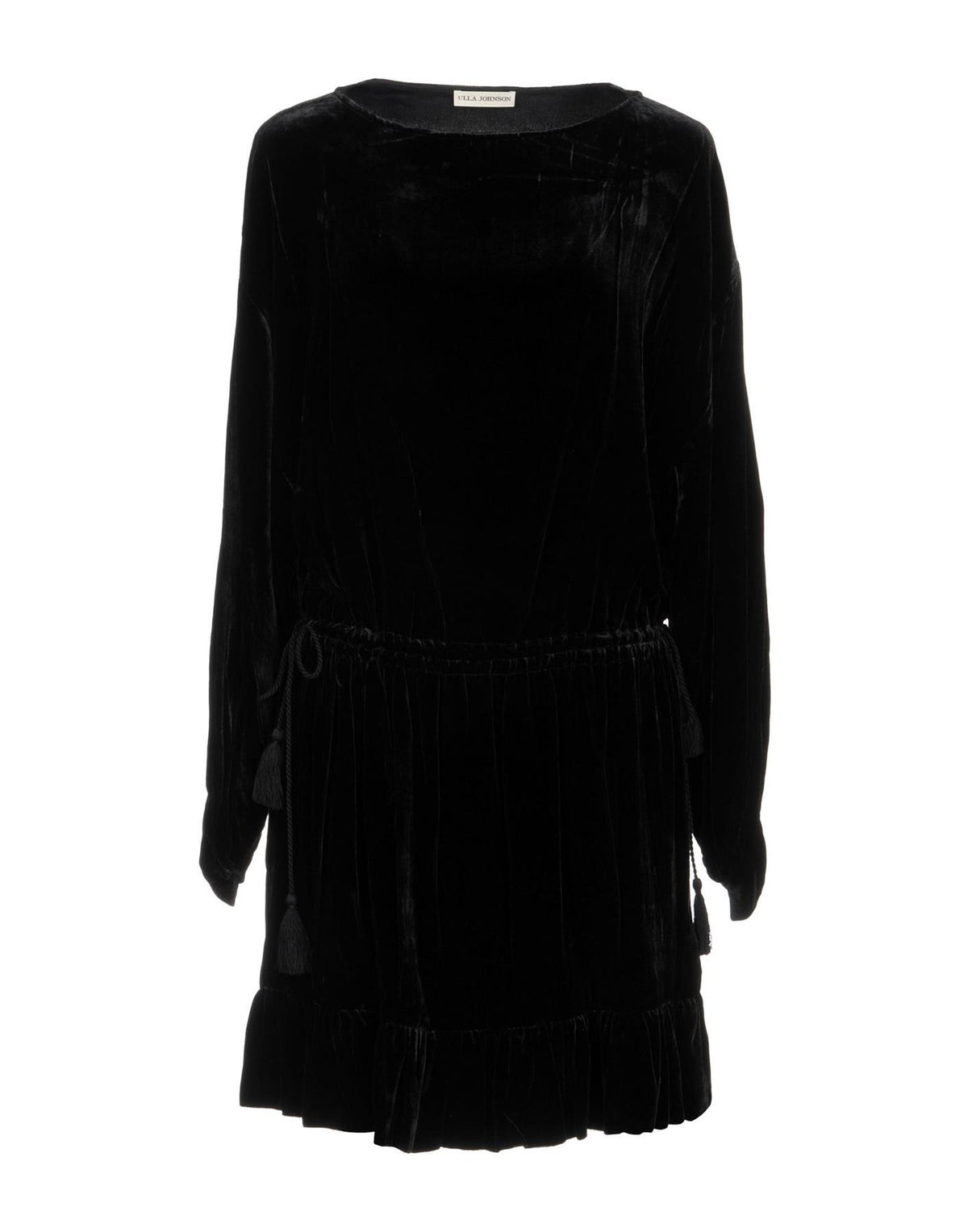 ULLA JOHNSON CLAUDETTE SILK BLEND VELVET DRESS US 0 UK 4