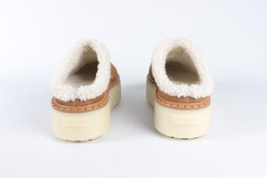 PRADA TAN EVOLVE SUEDE PLATFORM MULES EU 36 UK 3 US 6