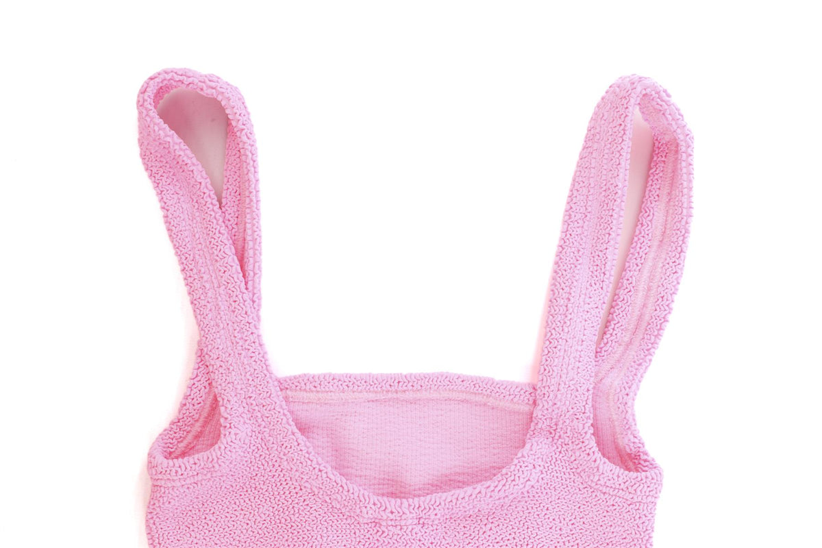 HUNZA G PINK BIKINI ONE SIZE