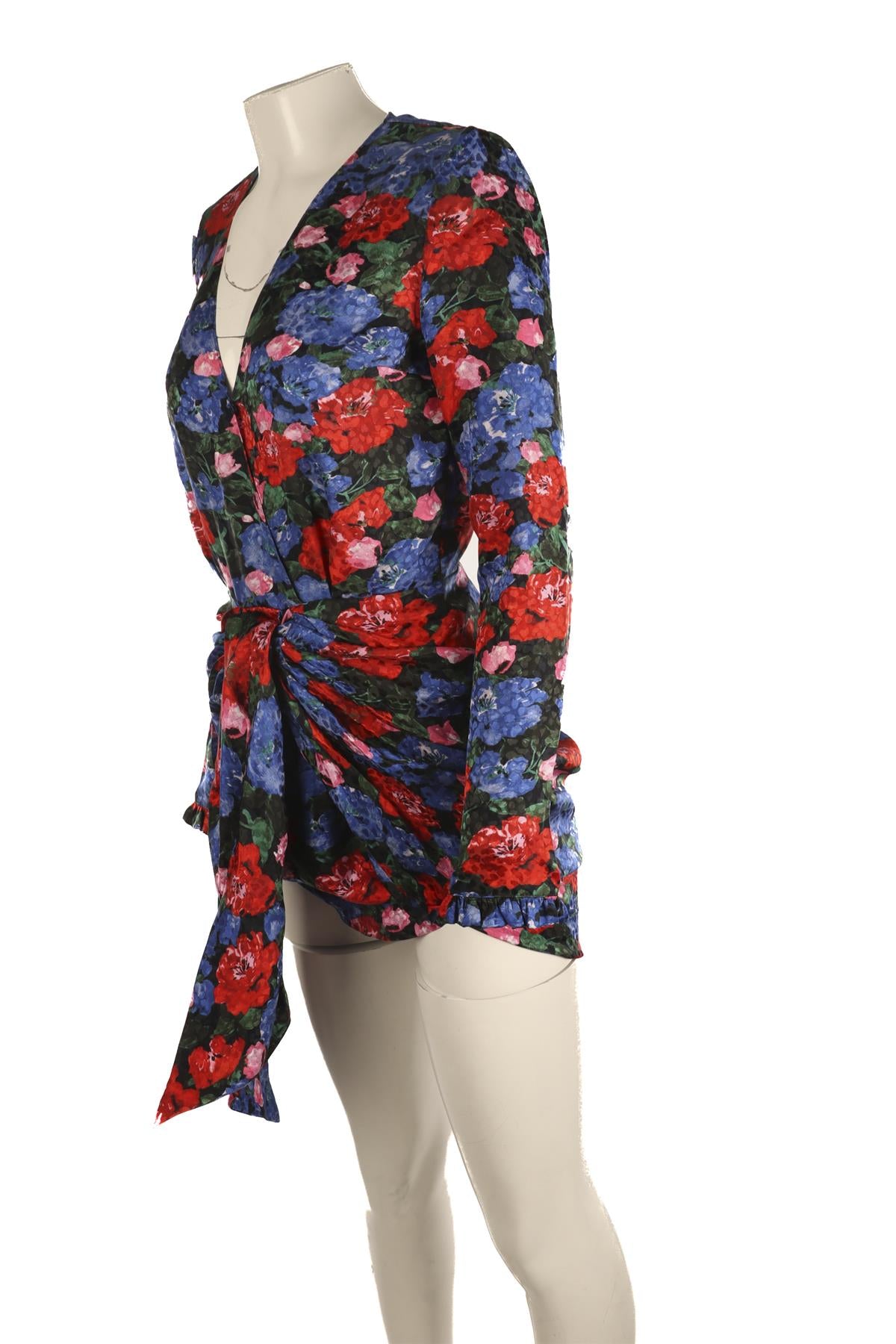 MAGDA BUTRYM MULTI SILK MINI DRESS UK 6