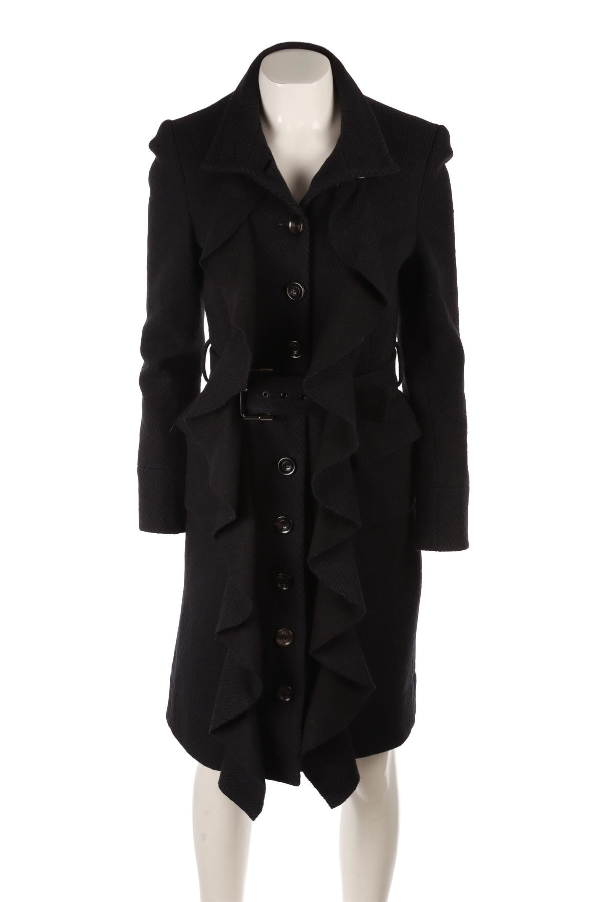 NAVY COTTON COAT
