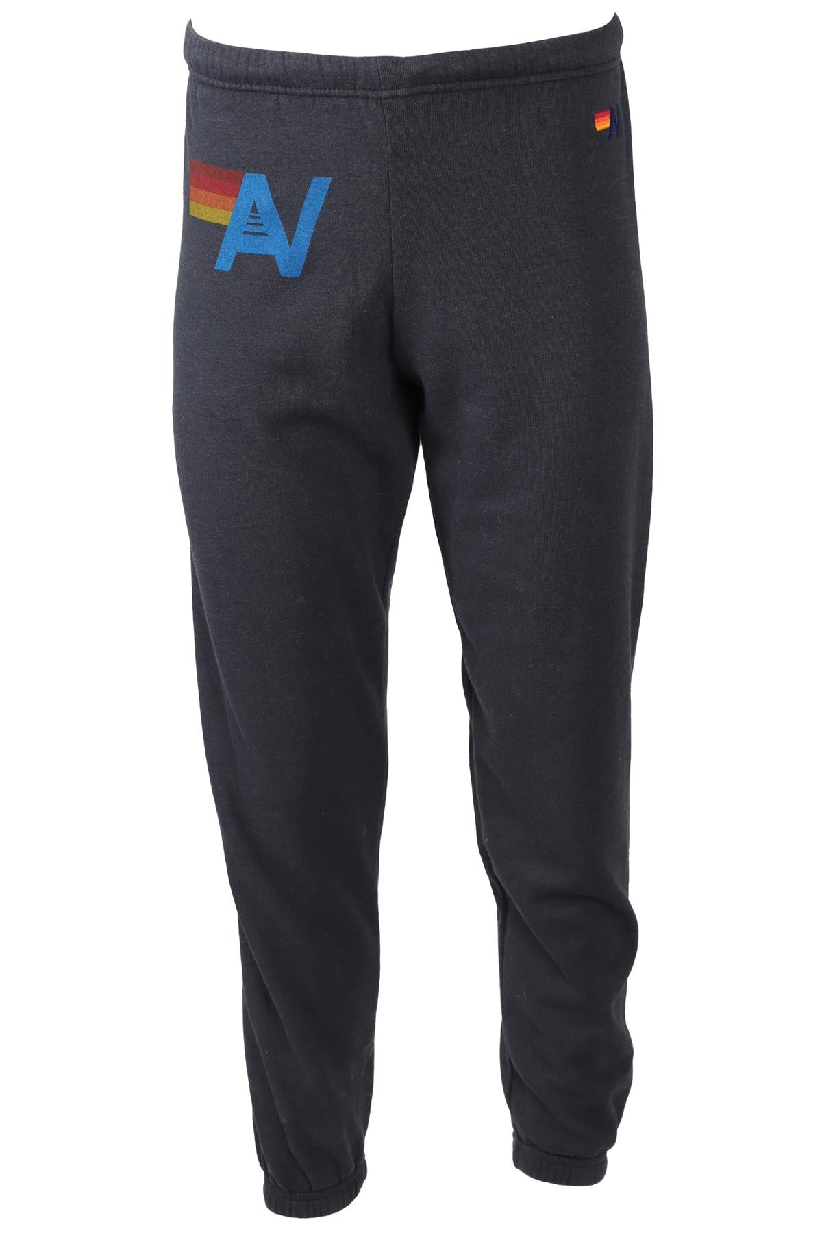 AVIATOR NATION GREY COTTON TRACK PANTS SMALL