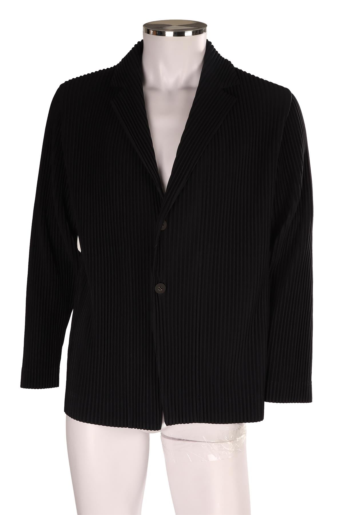 HOMME PLISSÉ ISSEY MIYAKE NAVY MEN'S BLAZER 2 UK/US 36