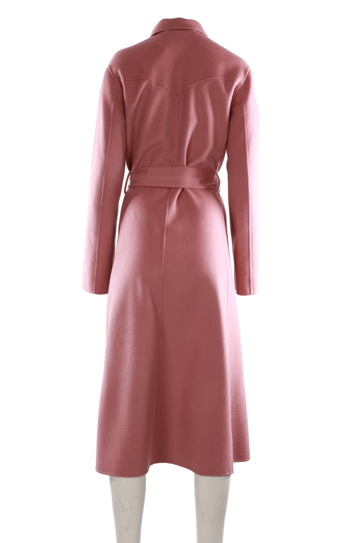 PINK WOOL COAT