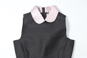 ROCHAS BLACK SILK TOP IT 38 UK 6