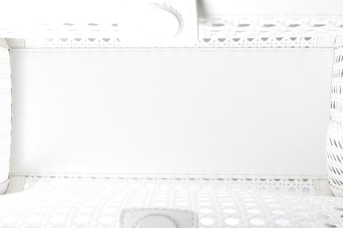 BLINQ WHITE LEATHER HANDBAG