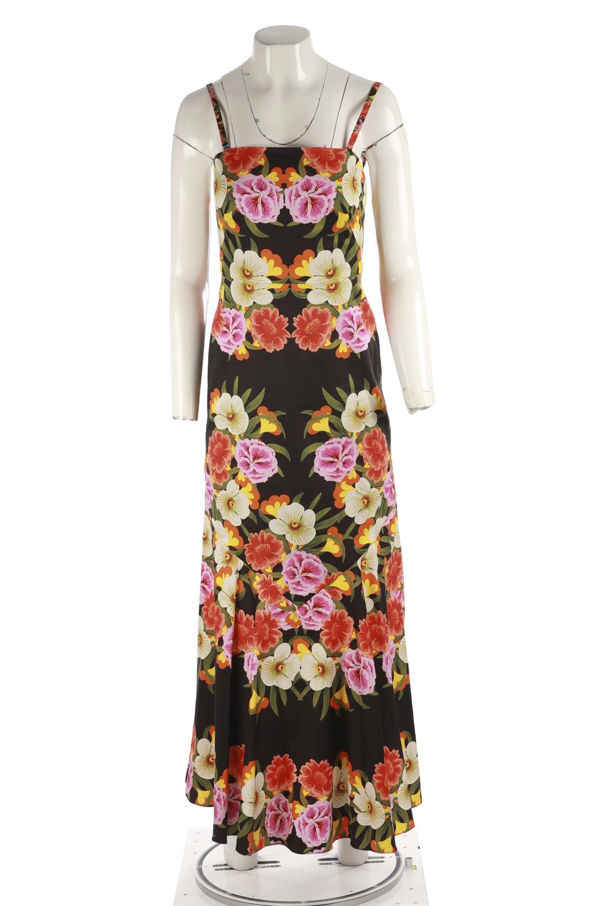 BORGO DE NOR MULTI COTTON MAXI DRESS UK 6