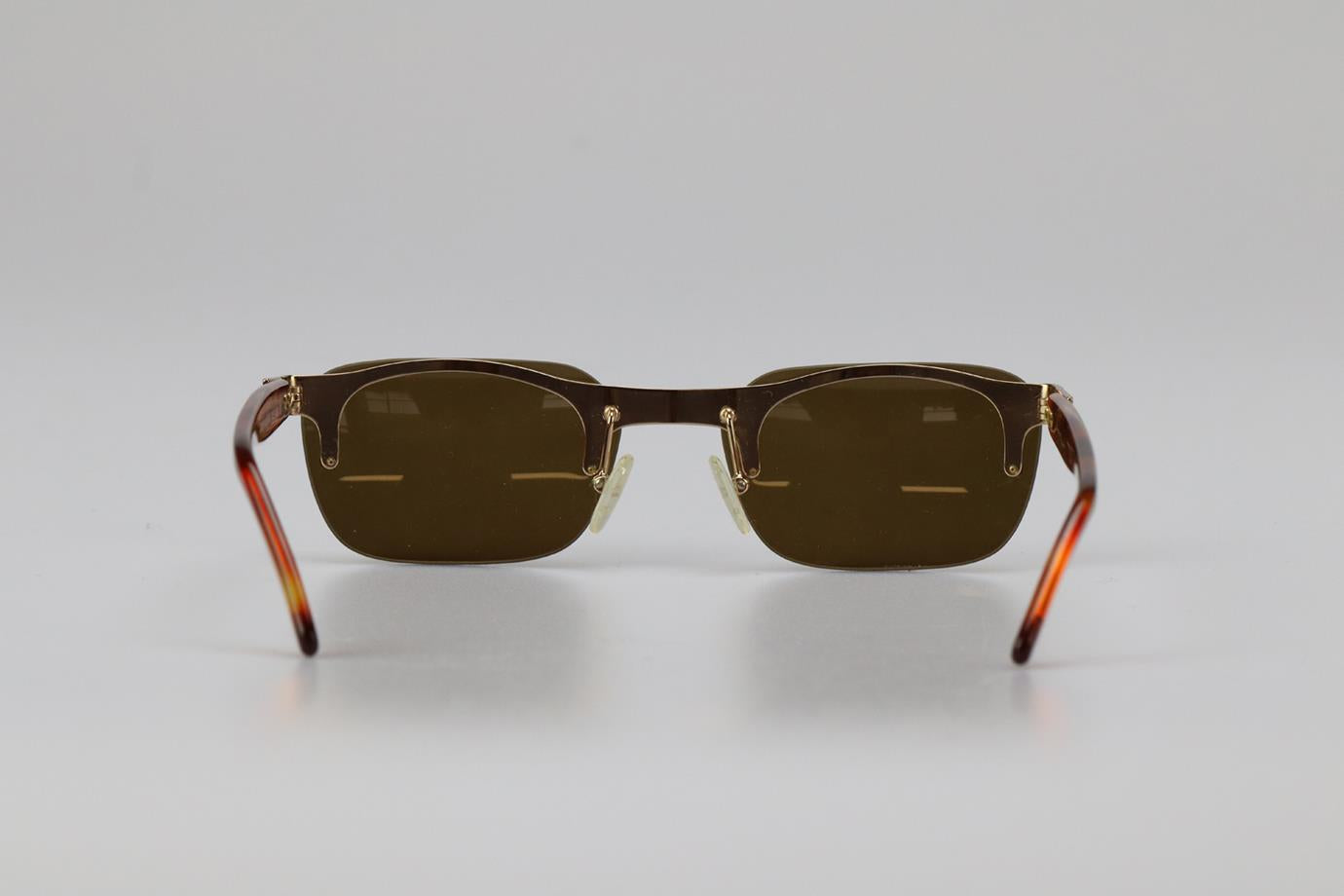 ESCADA SQUARE FRAME TORTOISESHELL ACETATE SUNGLASSES