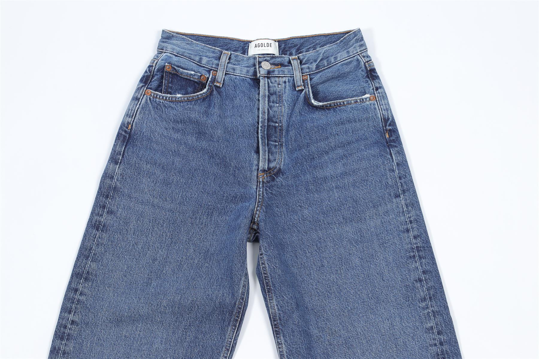 AGOLDE BLUE DENIM JEANS W23 UK 4