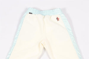 MONCLER CREAM KIDS GIRLS FLEECE TRACK PANTS 4 YEARS