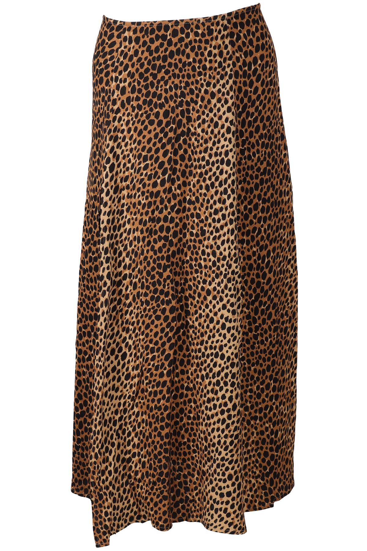 REFORMATION BROWN SATIN MIDI SKIRT US 2 UK 6