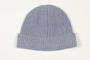 CELINE BLUE TRIOMPHE CASHMERE BEANIE ONE SIZE