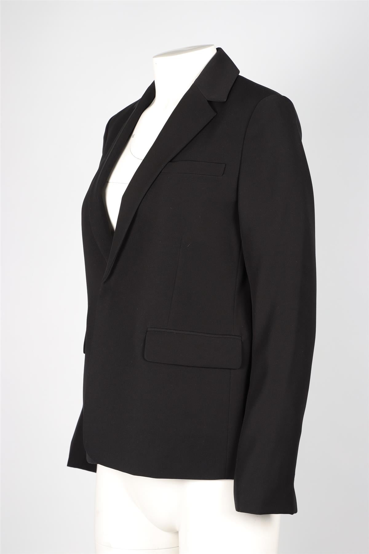 VINCE BLACK CREPE BLAZER US 6 UK 10