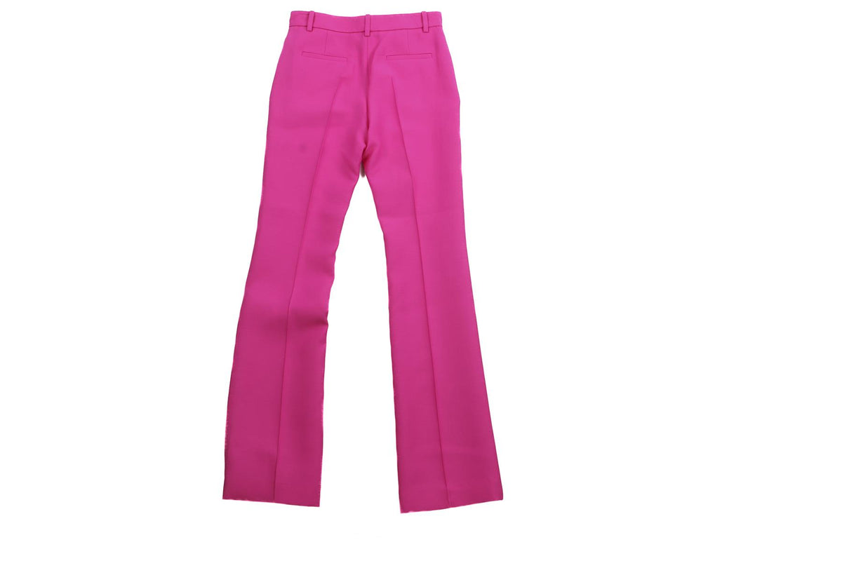 VALENTINO PINK WOOL STRAIGHT LEG PANTS IT 38 UK 6