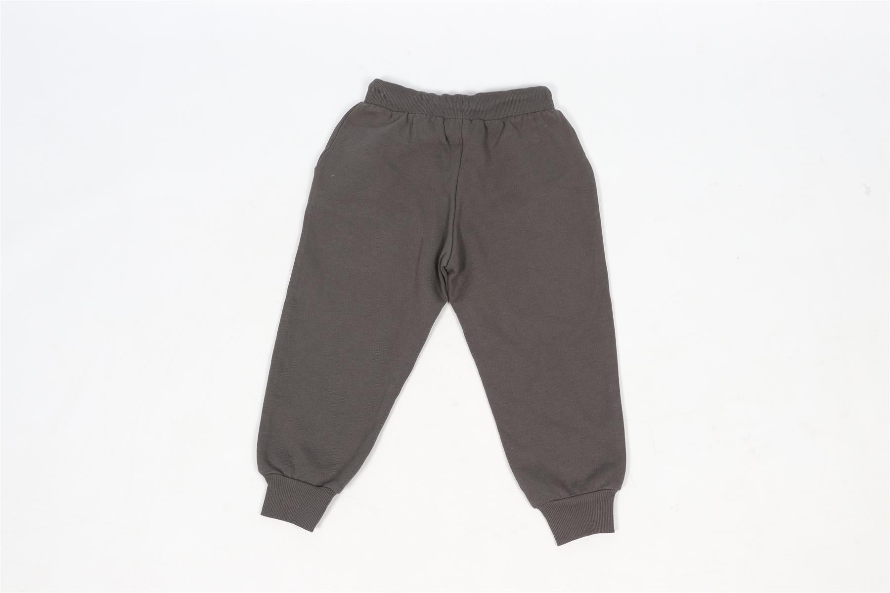 MINI RODINI GREY KIDS GIRLS COTTON PANTS 1.5-3 YEARS