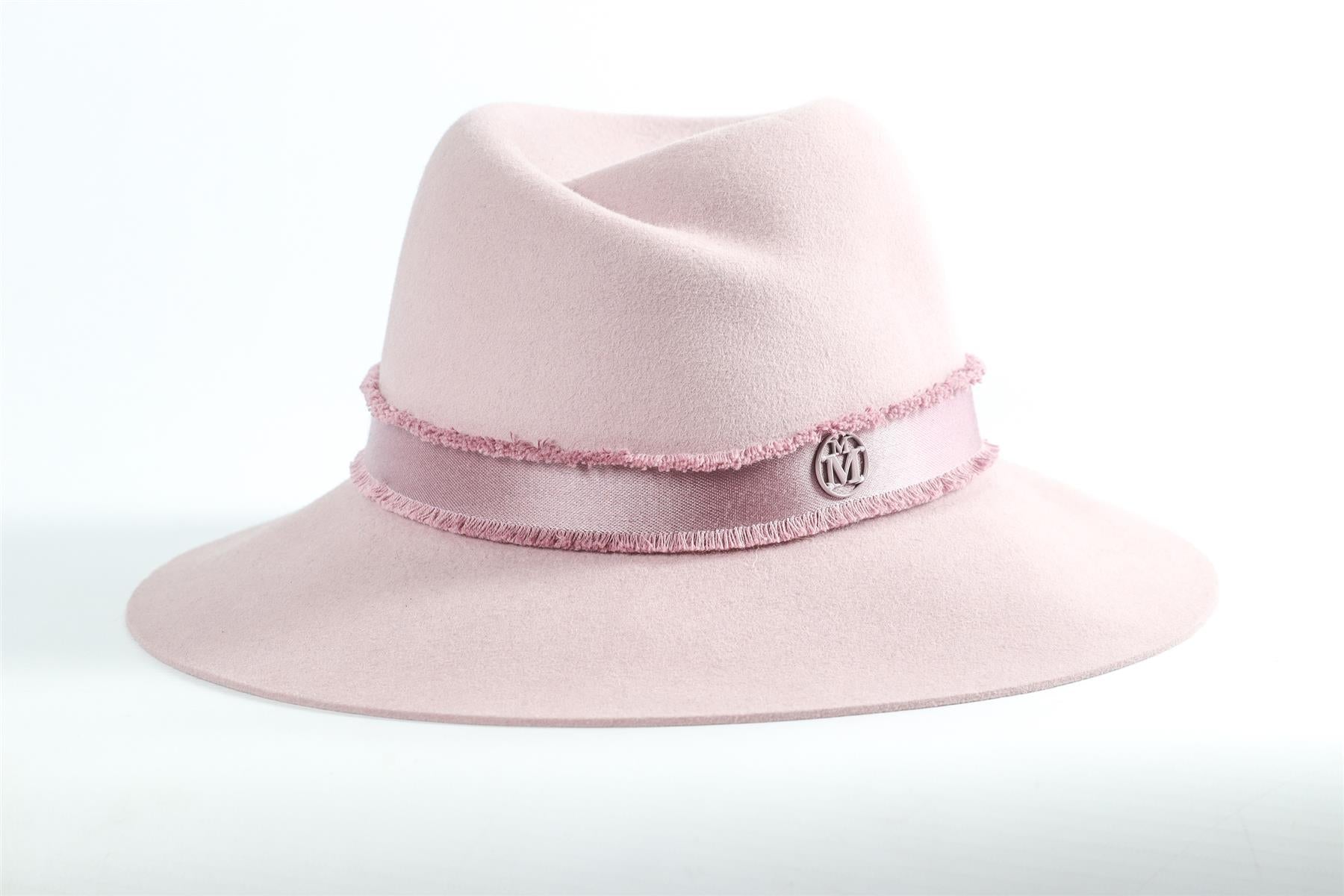 MAISON MICHEL PURPLE FELT HAT MEDIUM