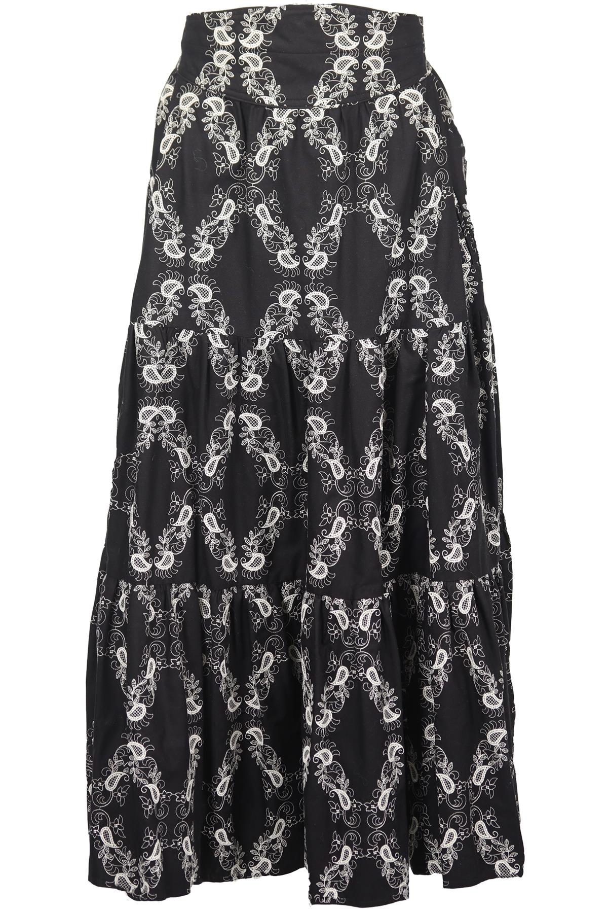 ANNA MASON COTTON MAXI SKIRT UK 14