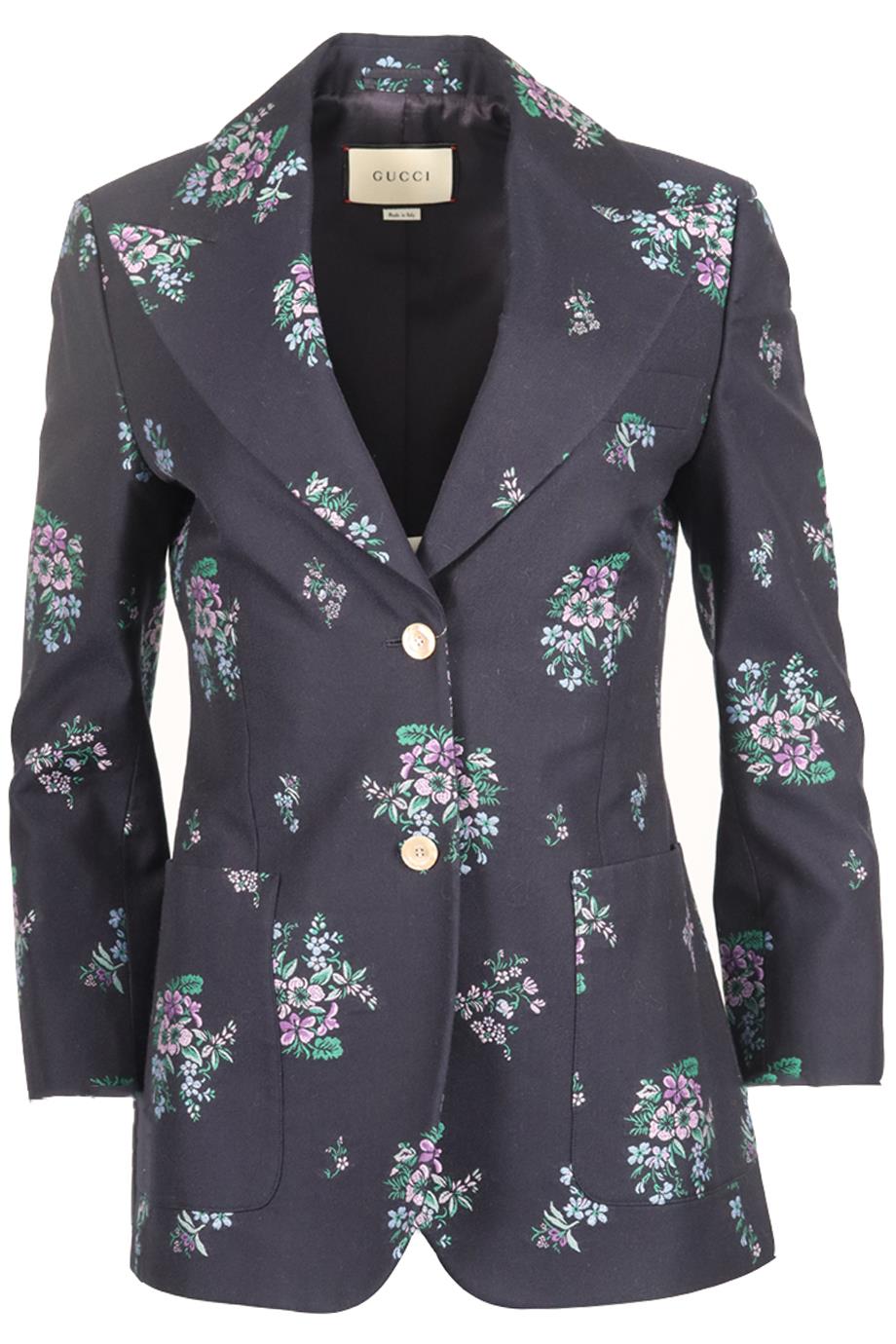 GUCCI COTTON AND WOOL BLEND BLAZER IT 40 UK 8
