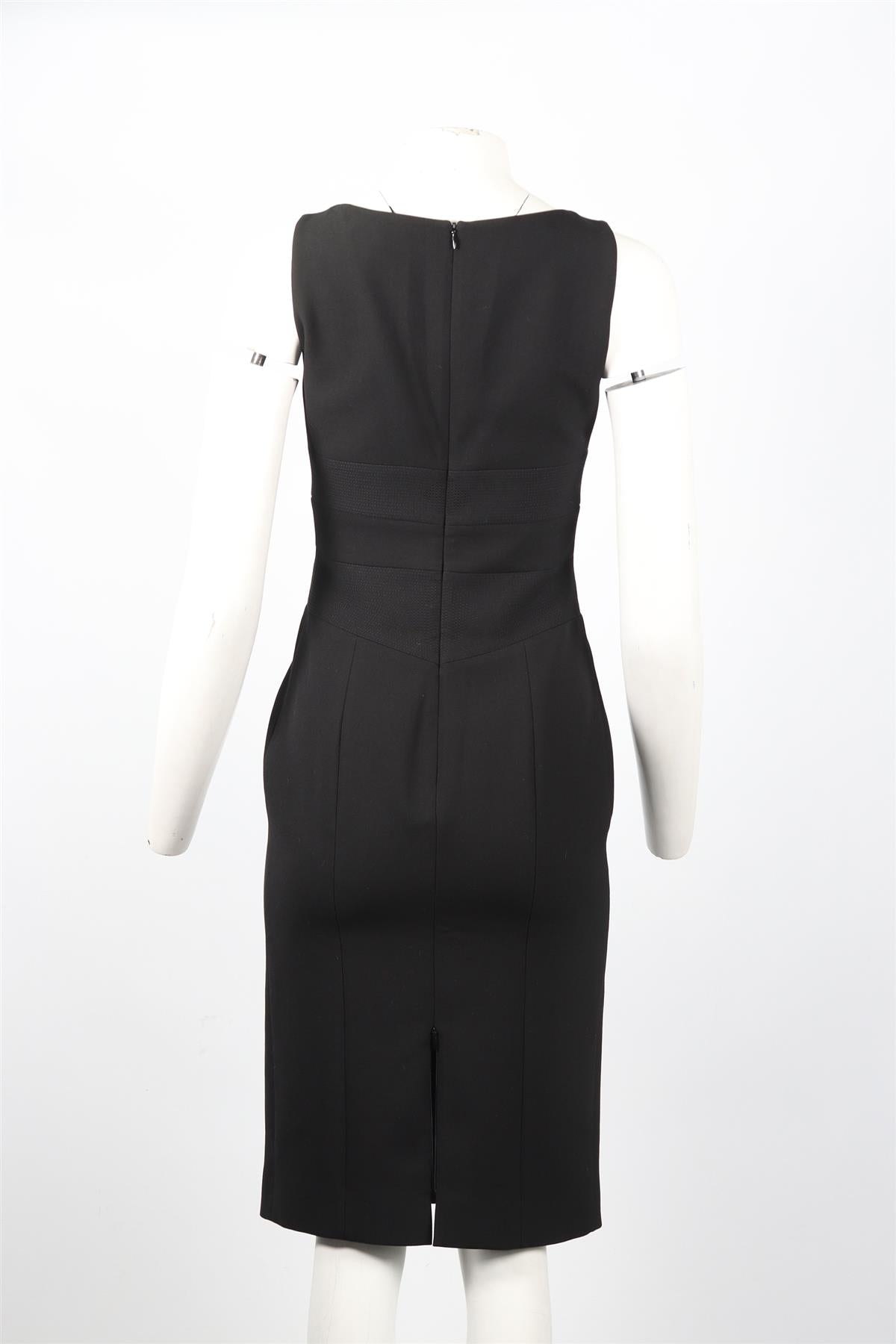 AMANDA WAKELEY COTTON BLEND MIDI DRESS UK 10