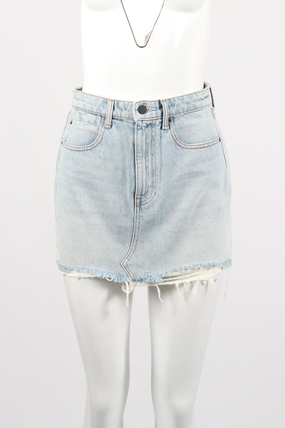 ALEXANDER WANG DENIM MINI SKIRT SMALL