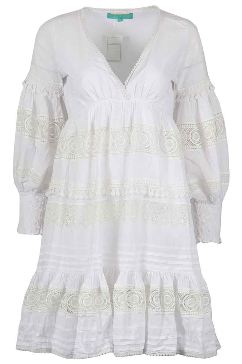 WAIMARI COTTON BLEND MINI DRESS XSMALL