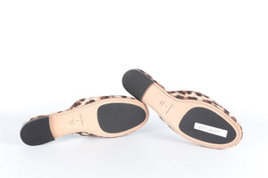 REFORMATION BROWN FABRIC MULES EU 38 UK 5 US 8