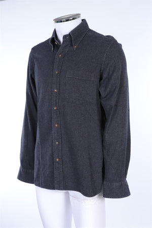 THOM SWEENEY DARK GREY MEN'S SHIRT UK/US 42