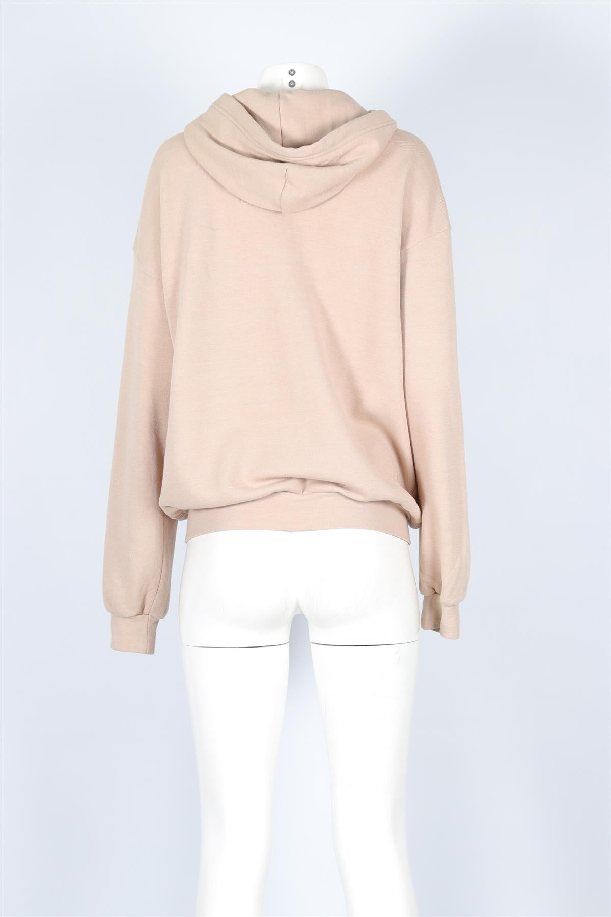 AVIATOR NATION BEIGE COTTON HOODIE SMALL