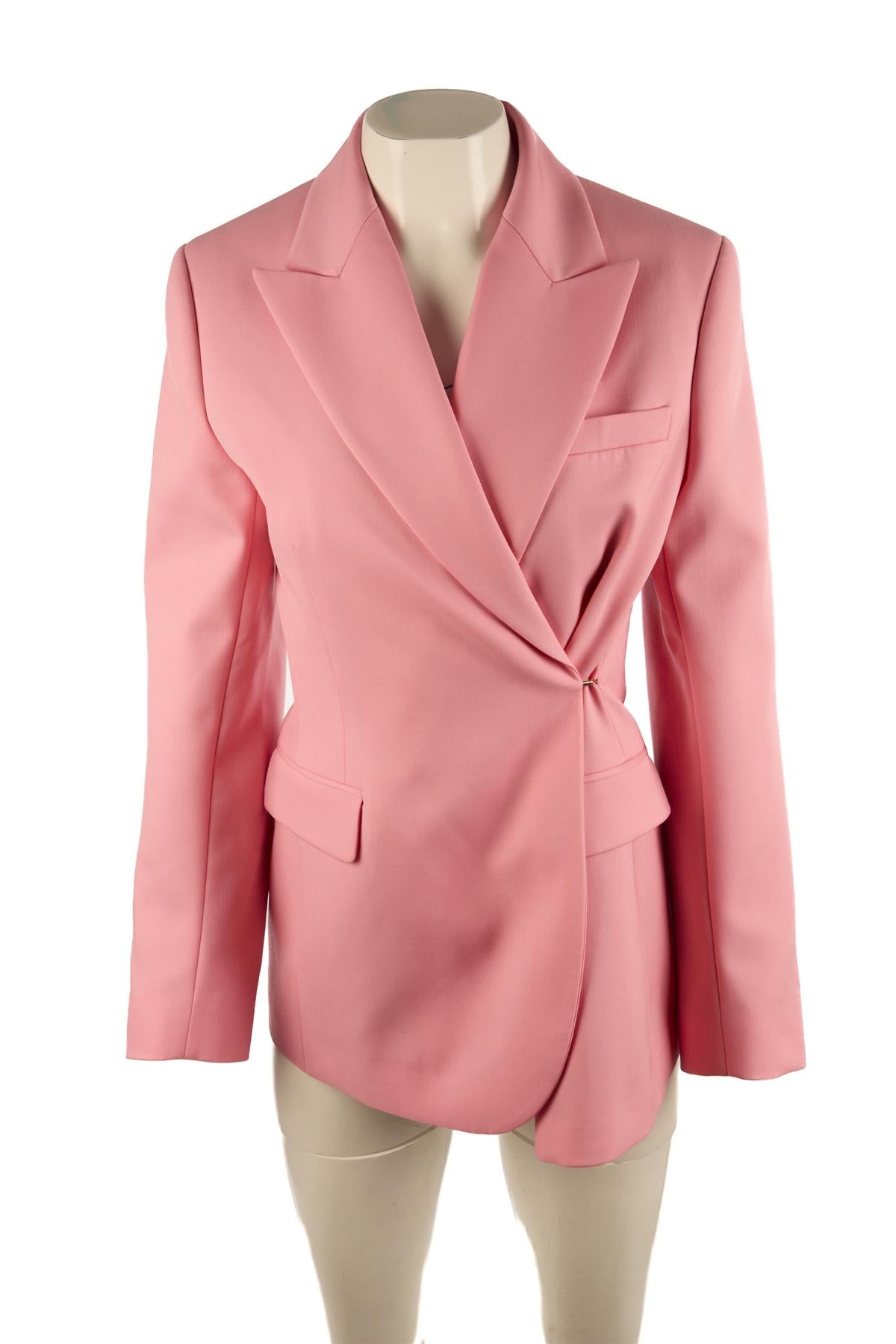 ROKSANDA PINK WOOL BLAZER UK 8