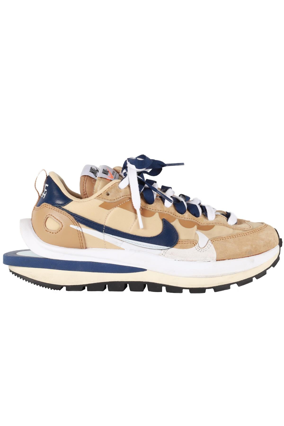 NIKE + SACAI VAPORWAFFLE TAN NAVY SNEAKERS EU 39 UK 6 US 6.5