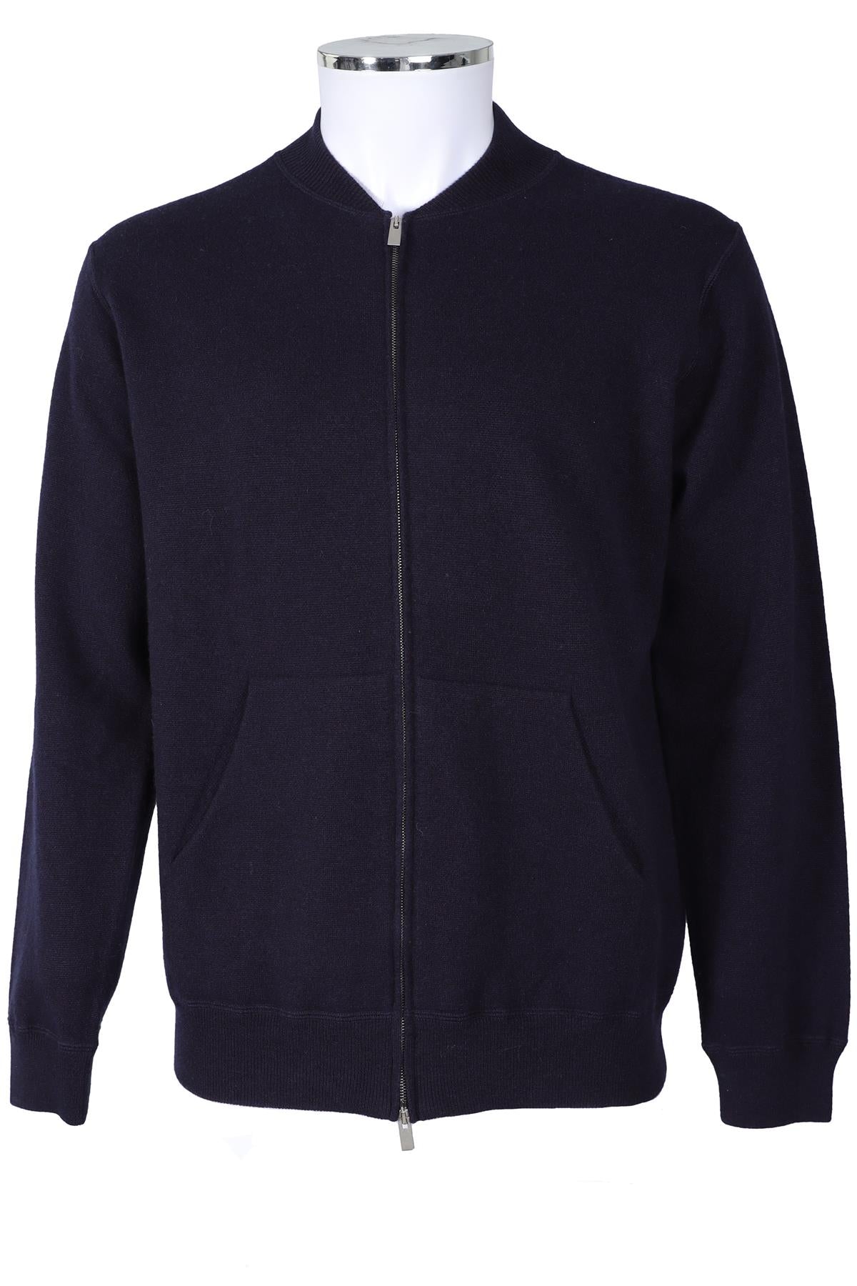 THOM SWEENEY NAVY MEN'S WOOL CARDIGAN XLARGE