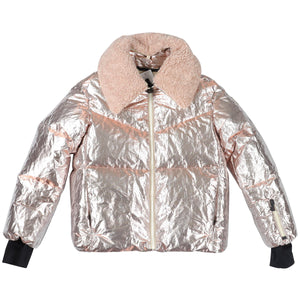 MONCLER GRENOBLE PINK KIDS GIRLS PADDED JACKET 12 YEARS