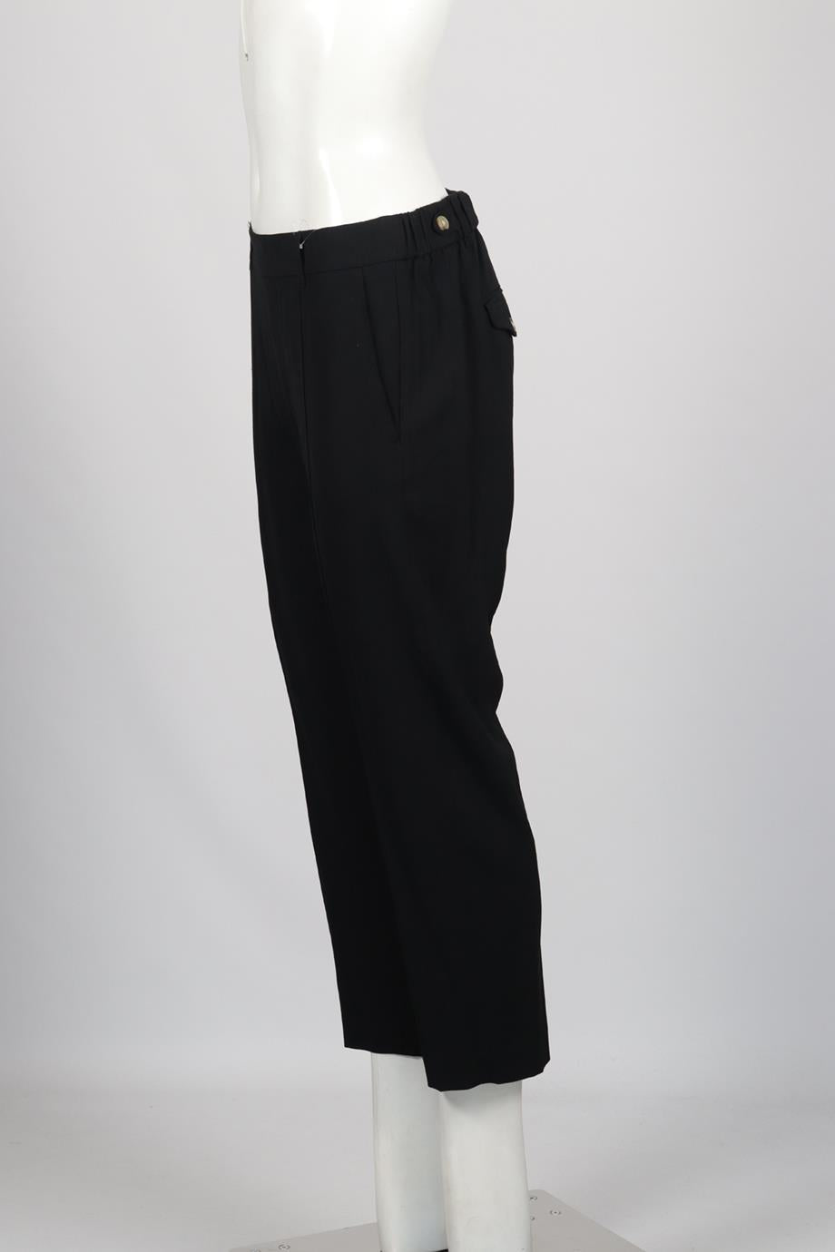 VINCE WOVEN STRAIGHT LEG PANTS MEDIUM