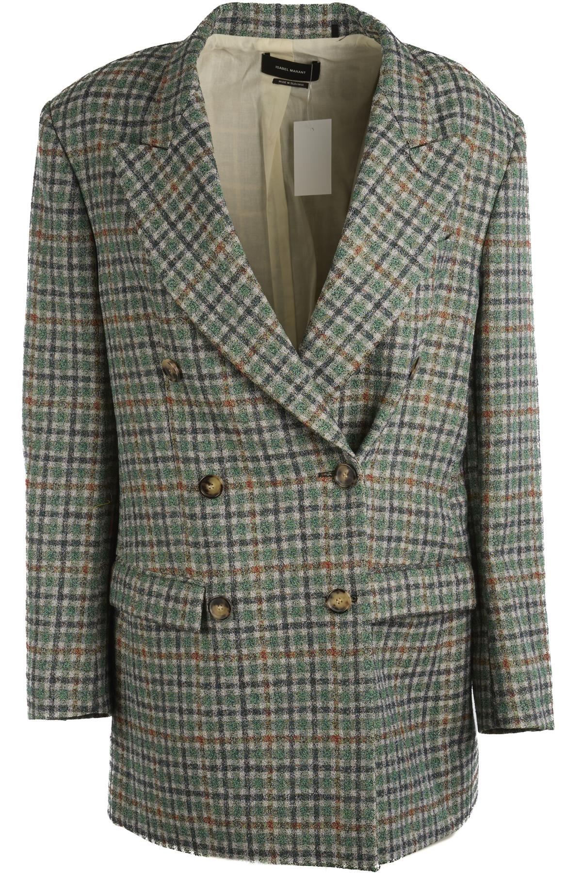 ISABEL MARANT GREEN COTTON BLAZER FR 38 UK 10