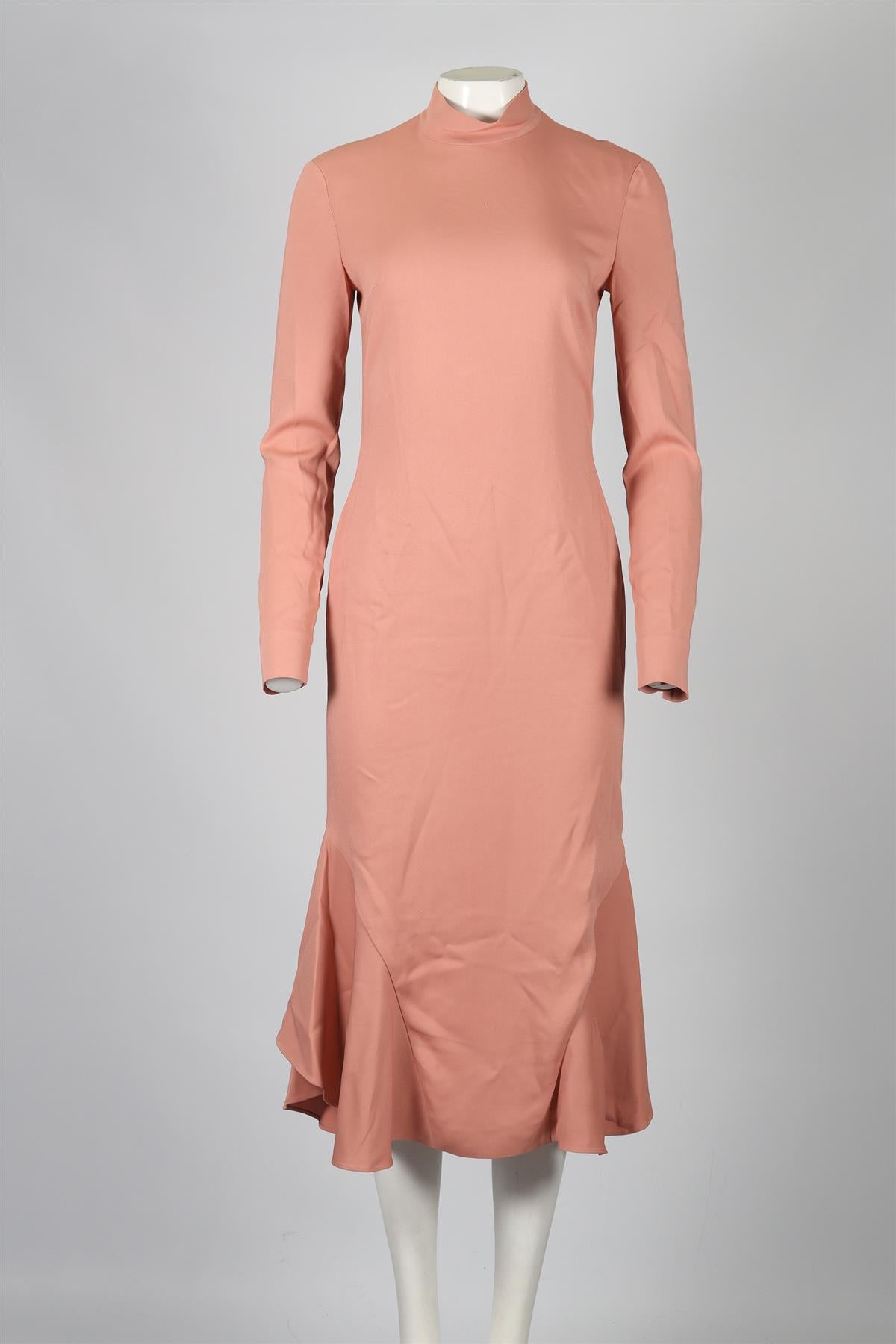 TOM FORD SILK BLEND MIDI DRESS IT 38 UK 6