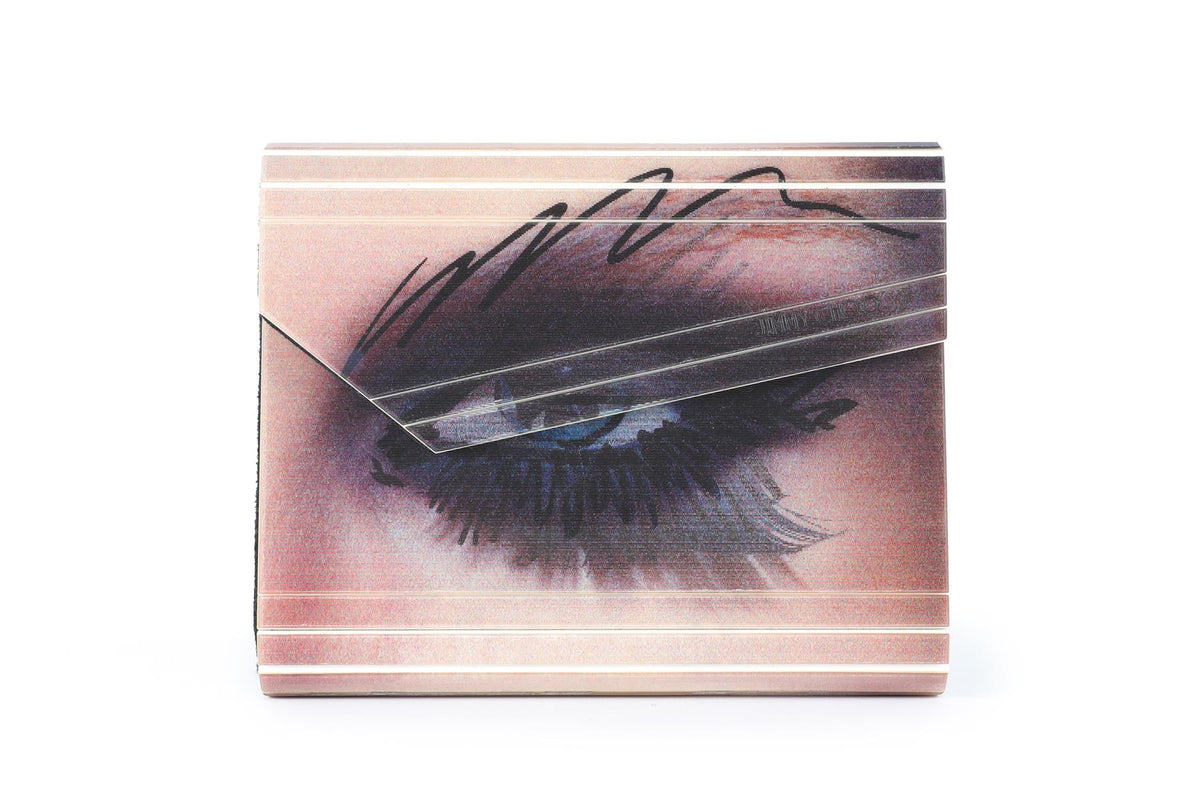 JIMMY CHOO MULTI CANDY ACRYLIC CLUTCH