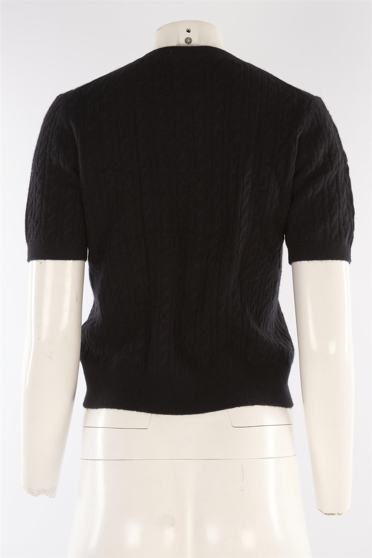 CLUB MONACO BLACK CASHMERE SWEATER MEDIUM