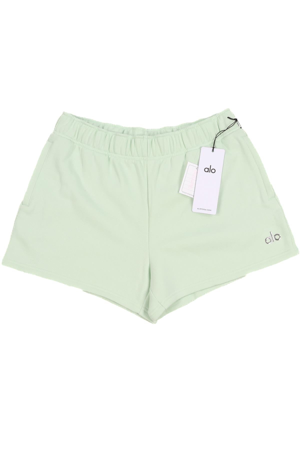ALO YOGA GREEN SHORTS MEDIUM