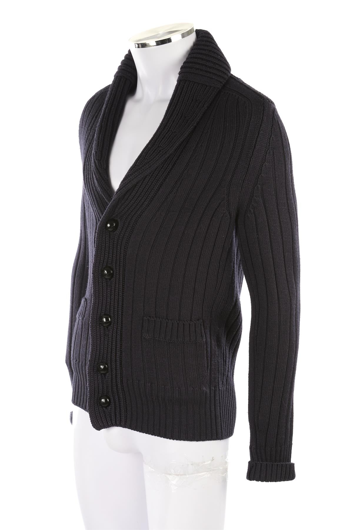 TOM FORD NAVY MEN'S WOOL CARDIGAN UK/US 36 FR 46 IT 46