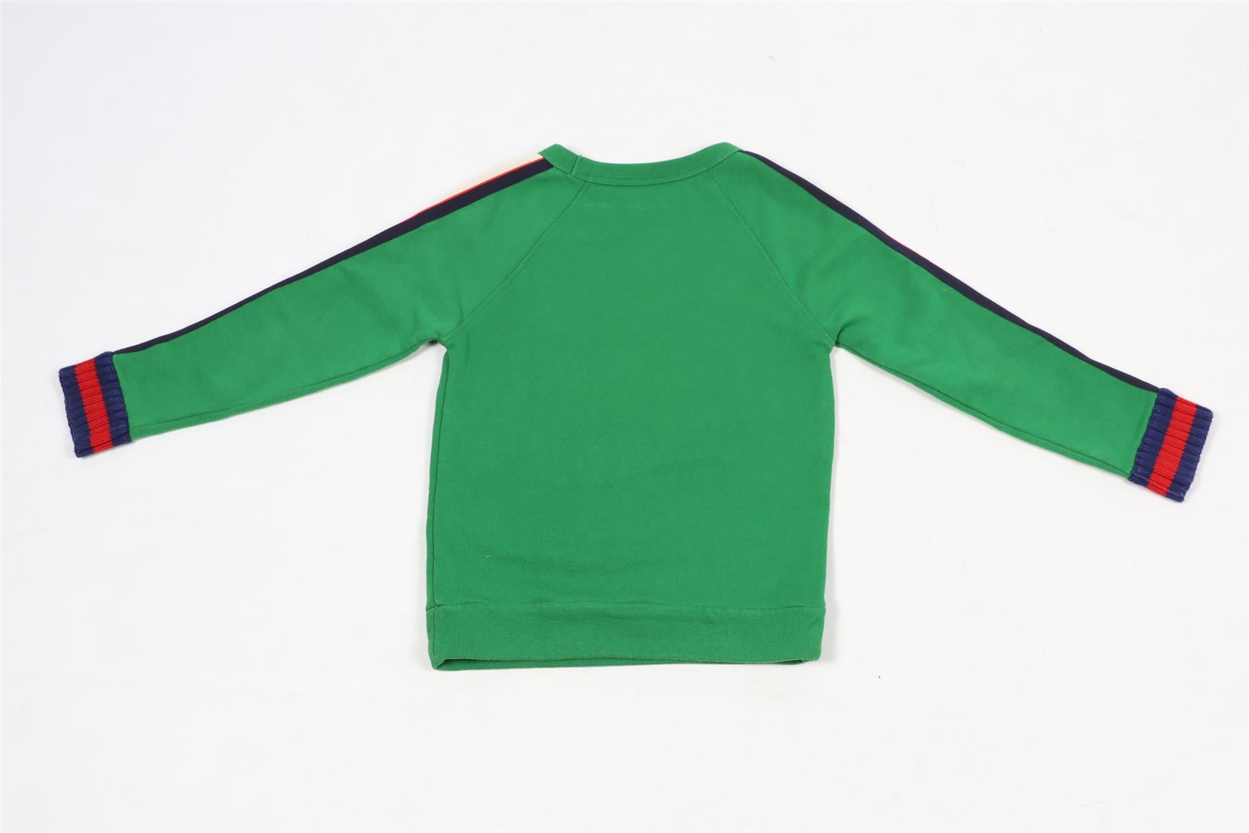 GUCCI GREEN KIDS BOYS COTTON SWEATSHIRT 6 YEARS