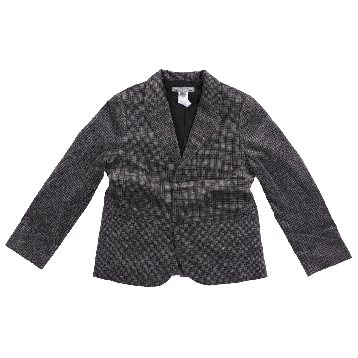 BONPOINT GREY KIDS BOY BLAZER 6 YEARS