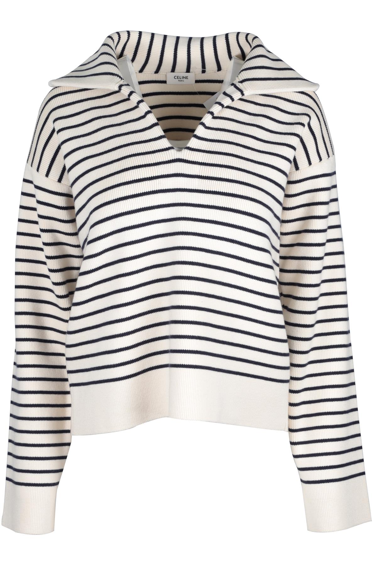 CELINE CREAM 2020 KNIT SWEATER SMALL