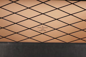 LOUIS VUITTON BLACK 2017 PETITE MALLE GOLDEN LIGHT LEATHER CLUTCH