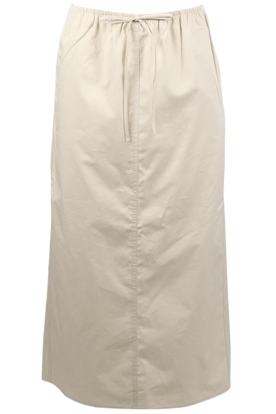 REFORMATION COTTON MIDI SKIRT SMALL