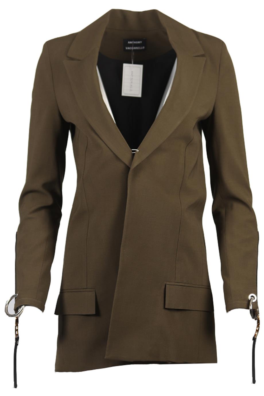 ANTHONY VACARELLO WOOL BLEND BLAZER FR 36 UK 8