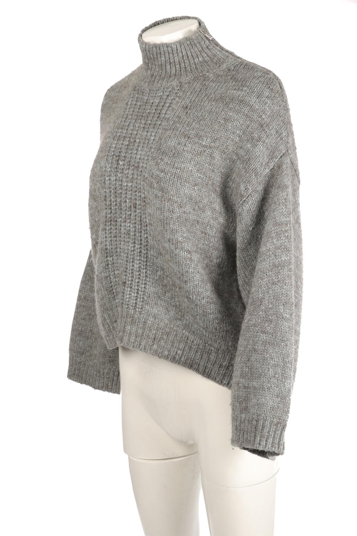 3.1 PHILLIP LIM BLUE ALPACA SWEATER SMALL