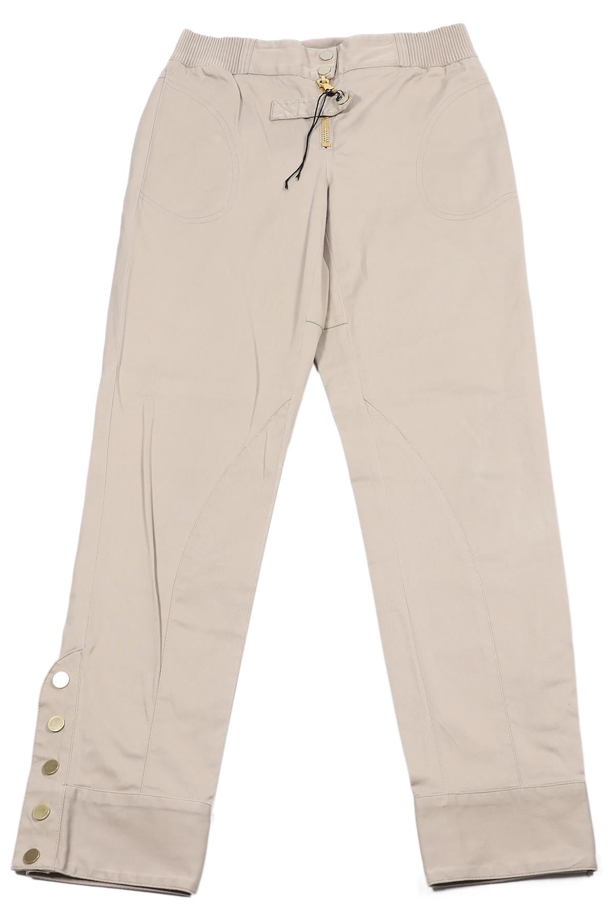 ALEXANDER MCQUEEN COTTON SKINNY PANTS IT 38 UK 6