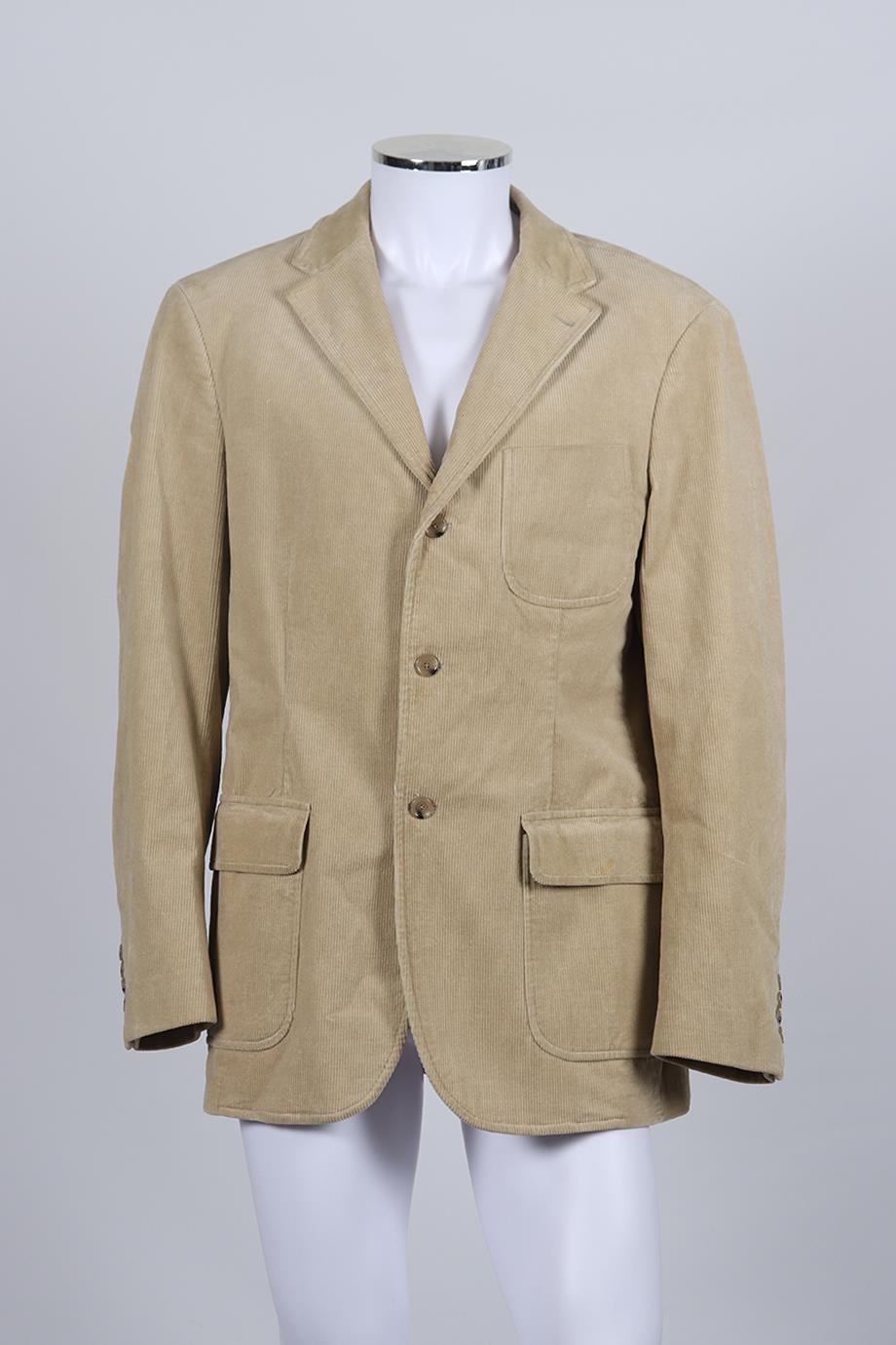 RALPH LAUREN MEN'S CORDUROY COTTON BELND BLAZER LARGE