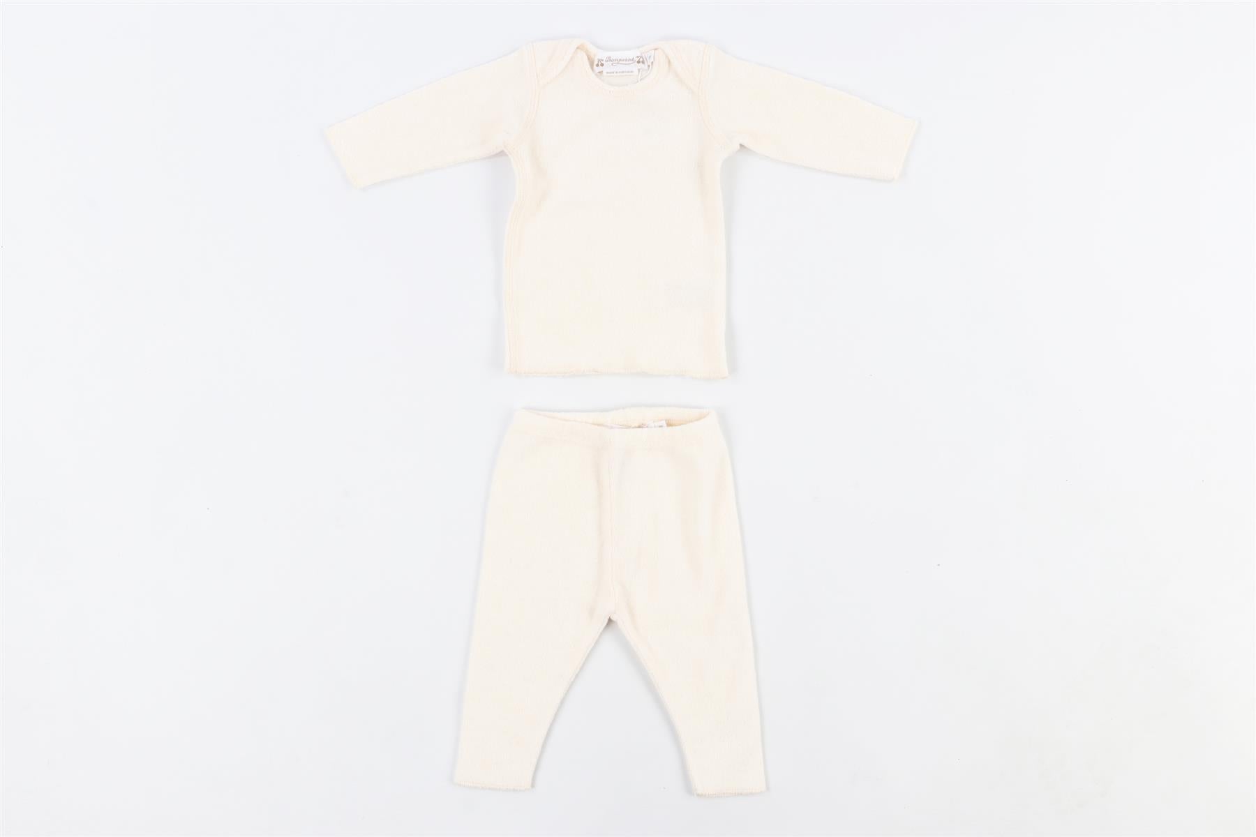 Bonpoint Cream Kids Girls Cotton Set 3 Months